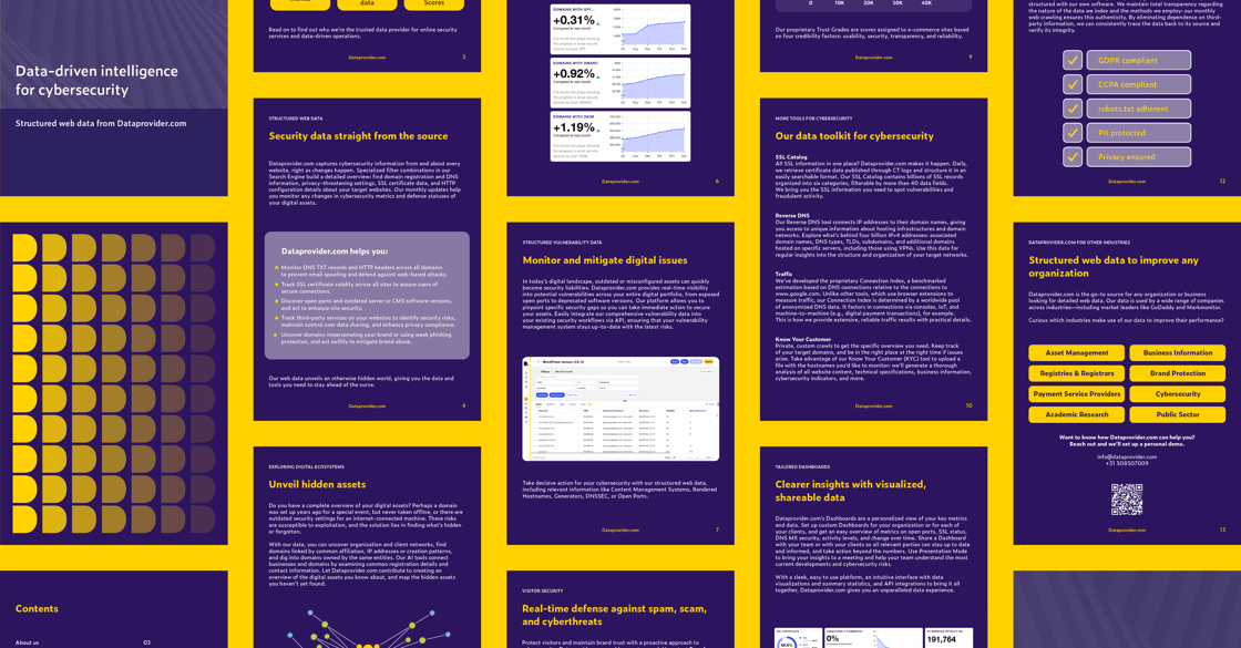 Cybersecurity brochure teaser image